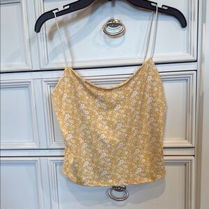 Gaze Yellow Floral Tank